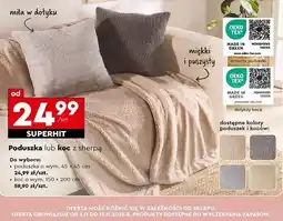 Biedronka Koc z sherpy 150 x 180 cm Smukee Home oferta
