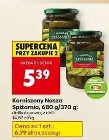 Biedronka Korniszony z chili Nasza Spiżarnia oferta