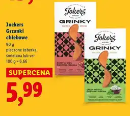 Lidl Grzanki chlebowe pieczone żeberkа Jockers oferta