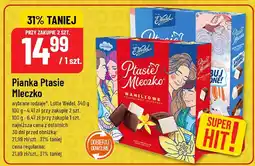 Polomarket Pianka Ptasie Mleczko wybrane rodzaje Lotte Wedel 340 g E.Wedel oferta