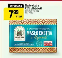 Polomarket Masło ekstra 82% z Hajnówki OSM w Hajnówce, 200 g Hajnówka oferta