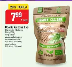 Polomarket Ogórki kiszone Eko Charsznickie Pola Natury 1000 g / 500 g oferta