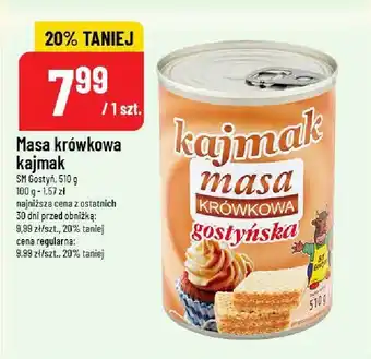Polomarket Masa krówkowa Kajmak Kostyrya, 510 g oferta