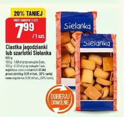 Polomarket Ciastka jagodzianki lub szarlotki Sielanka 500 g oferta