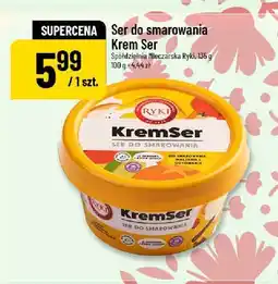 Polomarket Ser do smarowania Kremser Spółdzielnia Mleczarska Ryki, 135 g Mlekovita oferta