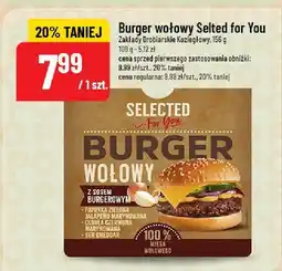 Polomarket Burger wołowy Selected for You Selled Grobarskin Kożuchowy oferta