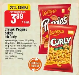 Polomarket Chrupki Peppies bekon lub Curly Lorenz oferta