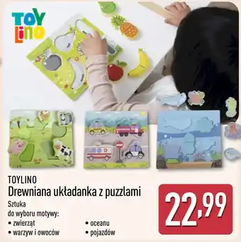 ALDI Układanka drewniana Toylino oferta