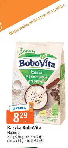 E.Leclerc Kaszka mleczno-zbozowa straciatella Bobovita oferta