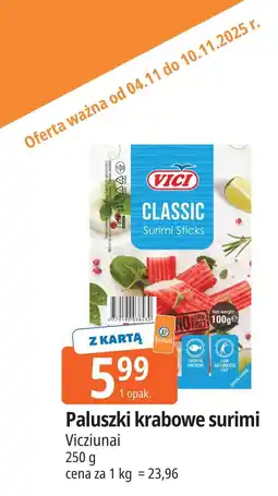 E.Leclerc Paluszki krabowe surimi Vici oferta