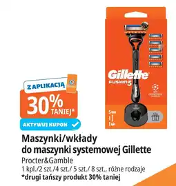 E.Leclerc Maszynka + 5 wkłady Gillette Fusion oferta