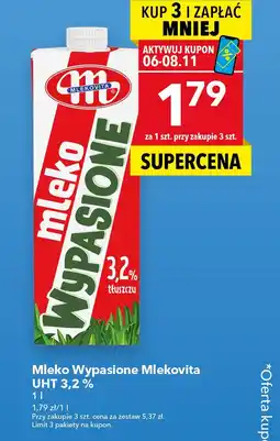 Lewiatan Mleko Wypasione Mlekovita UHT 3,2% oferta