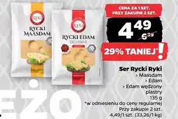 Netto Ser Rycki Edam wędzony plastry Ryki oferta