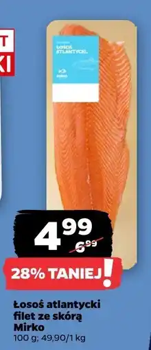 Netto Łosoś atlantycki filet ze skórą Mirko oferta
