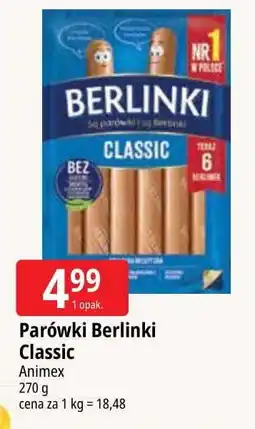 E.Leclerc Parówki classic Morliny Berlinki oferta