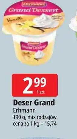 E.Leclerc Deser wanilia Ehrmann Grand Dessert oferta