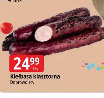 E.Leclerc Kiełbasa klasztorna Dobrowolscy oferta