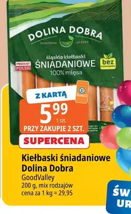 E.Leclerc Kiełbaski śniadaniowe Dolina Dobra oferta