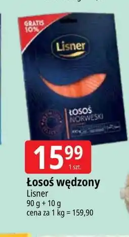 E.Leclerc Łosoś norweski wędzony plastrowany Lisner oferta