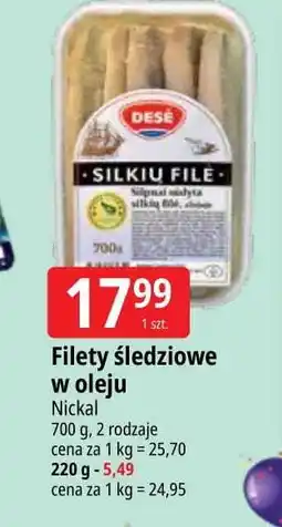 E.Leclerc Filety śledziowe tradycyjne w oleju Dese oferta