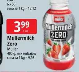 E.Leclerc Napój mleczny truskawkowy Mullermilch Zero oferta