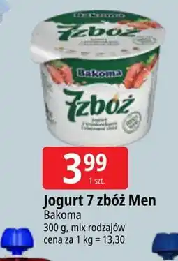 E.Leclerc Jogurt z truskawkami i ziarnami zbóż Bakoma 7 Zbóż oferta