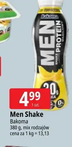 E.Leclerc Shake waniliowy Bakoma Men Protein oferta