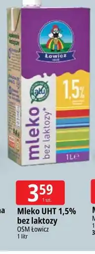 E.Leclerc Mleko bez laktozy 1.5% Łowicz 1906 Łowickie oferta