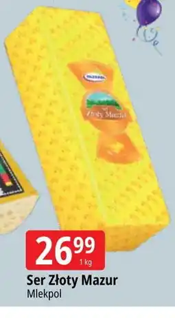 E.Leclerc Ser złoty mazur Mlekpol oferta