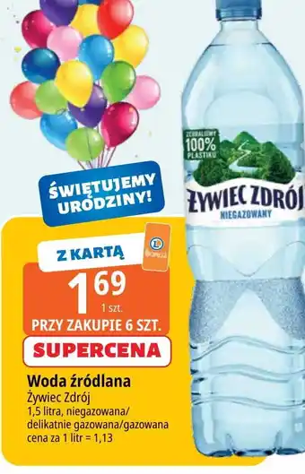 Woda delikatnie musująca Żywiec Zdrój