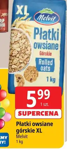 E.Leclerc Płatki owsiane górskie Melvit oferta