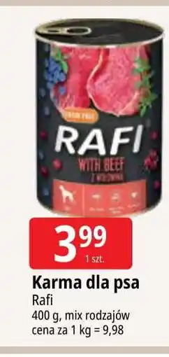 E.Leclerc Karma dla psa z wołowiną Rafi oferta