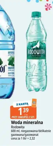 E.Leclerc Woda delikatnie gazowana Rodowita Z Roztocza oferta