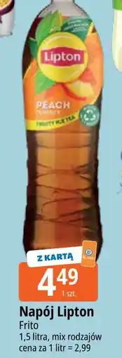 E.Leclerc Napój peach Lipton Ice Tea oferta