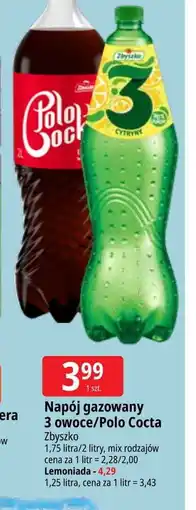 E.Leclerc Lemoniada cytryna-aronia-mięta Zbyszko oferta