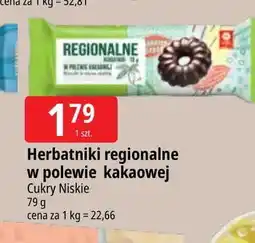 E.Leclerc Herbatniki regionalne w polewie kakaowej Cukry Nyskie oferta