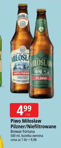 E.Leclerc Piwo Miłosław Pilzner oferta