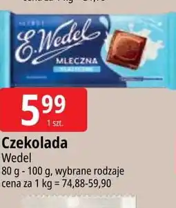 E.Leclerc Czekolada klasyczna mleczna E. Wedel oferta