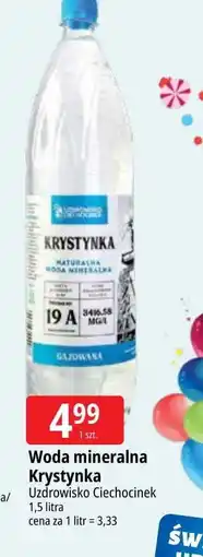 E.Leclerc Woda gazowana Krystynka oferta