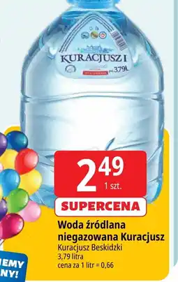 E.Leclerc Woda niegazowana Kuracjusz Beskidzki oferta