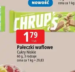 E.Leclerc Pałeczki waflowe pistacjowe Chrups oferta