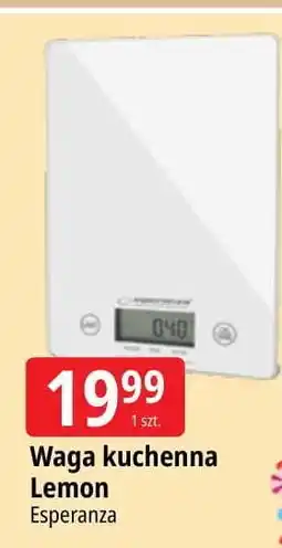 E.Leclerc Waga kuchenna lemon biała Esperanza oferta