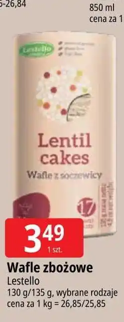 Wafle z soczewicy Lestello