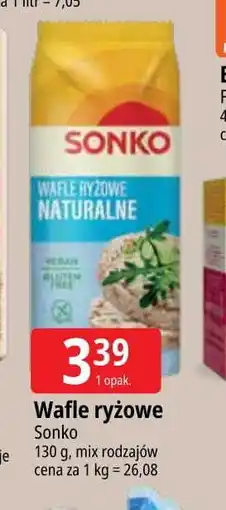E.Leclerc Wafle ryżowe naturalne Sonko oferta