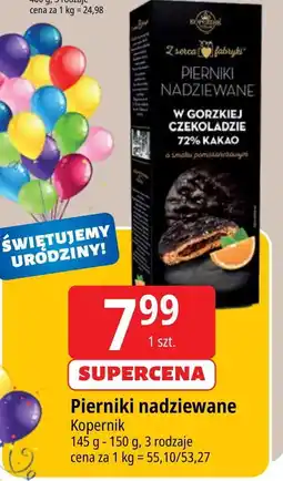 E.Leclerc Pierniki nadziewane w gorzkiej czekoladzie Kopernik oferta