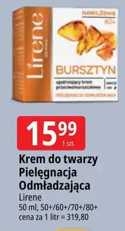 E.Leclerc Krem do twarzy ujędrniający na dzień i noc Lirene Bursztynowa Odbudowa 60+ oferta