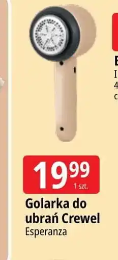 E.Leclerc Golarka do ubrań crewel Esperanza oferta