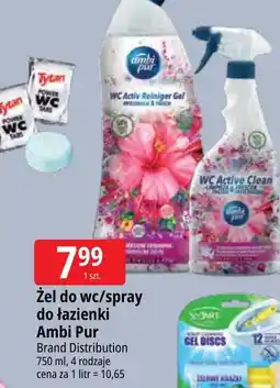 E.Leclerc Żel do wc hibiskus Ambi Pur oferta