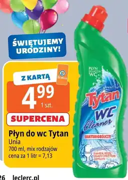 E.Leclerc Płyn do wc zielony Tytan Wc oferta