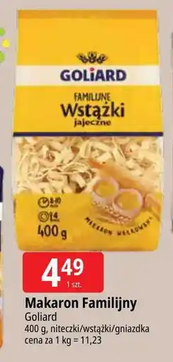 E.Leclerc Makaron familijne niteczki jajeczne Goliard oferta